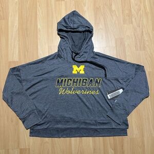 Michigan Wolverines Cropped Hoodie